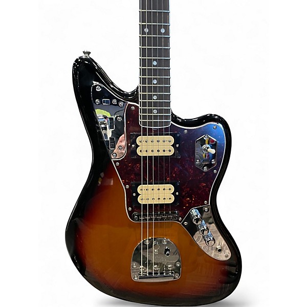 Used Fender Kurt Cobain Signature Jaguar NOS 3 Color Sunburst Solid Body Electric Guitar