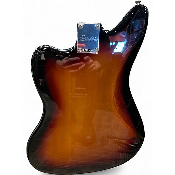 Used Fender Kurt Cobain Signature Jaguar NOS 3 Color Sunburst Solid Body Electric Guitar