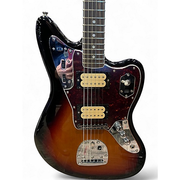 Used Fender Kurt Cobain Signature Jaguar NOS 3 Color Sunburst Solid Body Electric Guitar