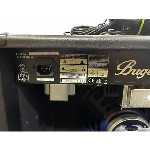 Used Bugera V22 22W 1x12 Tube Guitar Combo Amp