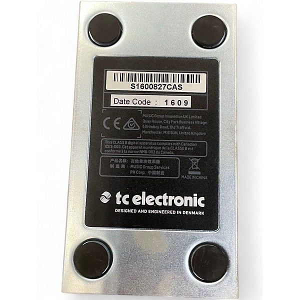 Used TC Electronic Cinders Overdrive Effect Pedal