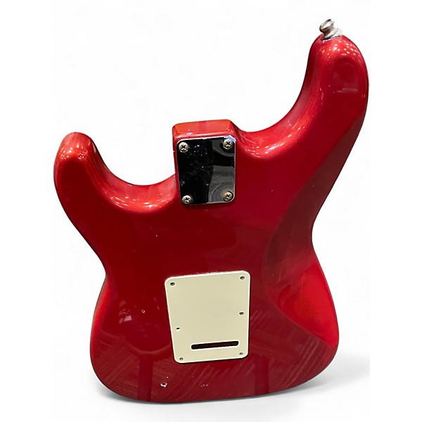 Used 1996 Fender Standard Stratocaster Candy Apple Red Solid Body Electric Guitar