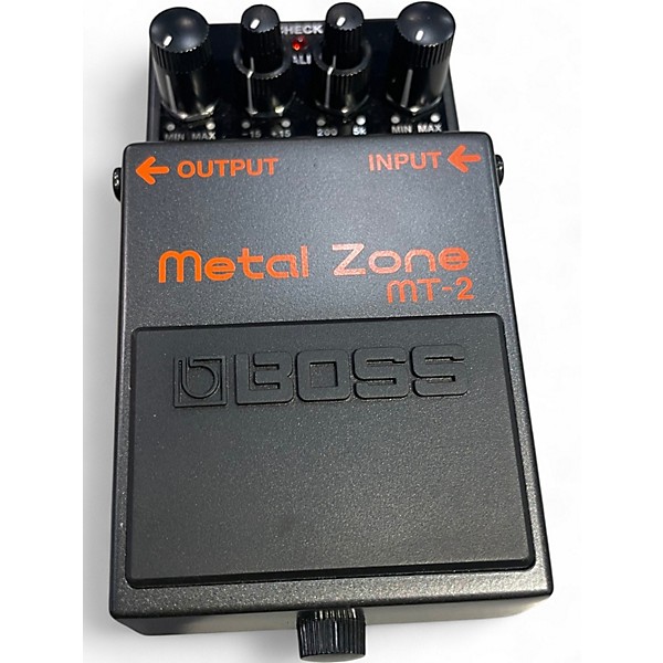 Used BOSS MT2 Metal Zone Distortion Effect Pedal