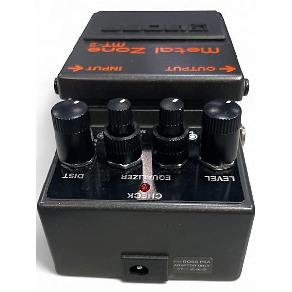 Used BOSS MT2 Metal Zone Distortion Effect Pedal