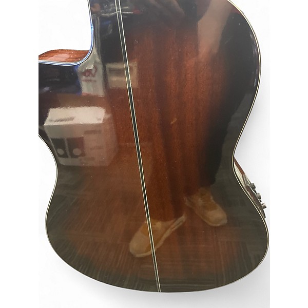 Used Ibanez GA35TCE Sunburst Classical Acoustic Guitar