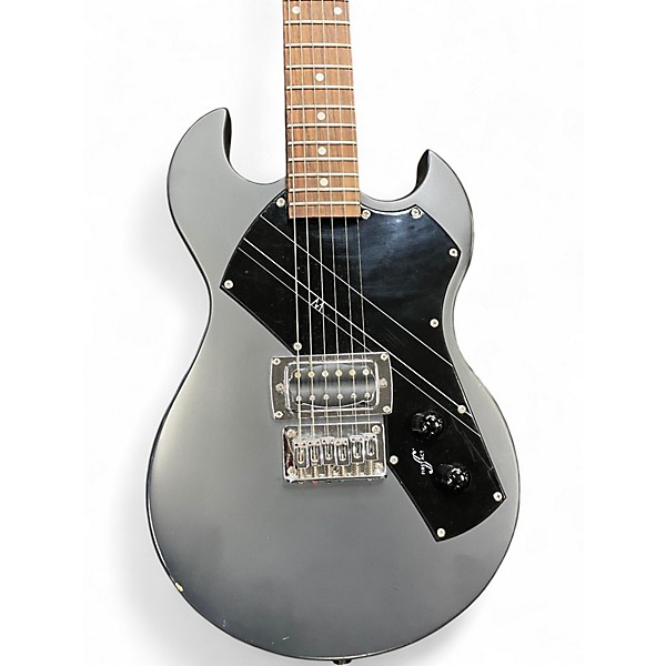 Used First Act 222 Matte Black Solid Body Electric Guitar