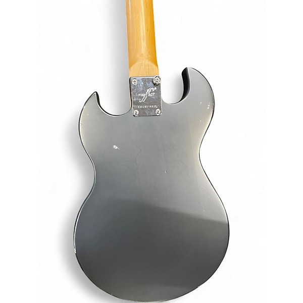 Used First Act 222 Matte Black Solid Body Electric Guitar