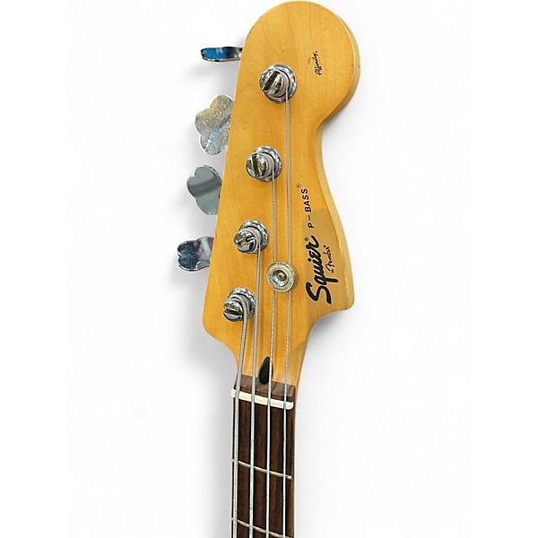 Used Squier Affinity Precision Bass Black Electric Bass Guitar