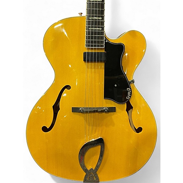 Used Guild A150 Antique Natural Hollow Body Electric Guitar