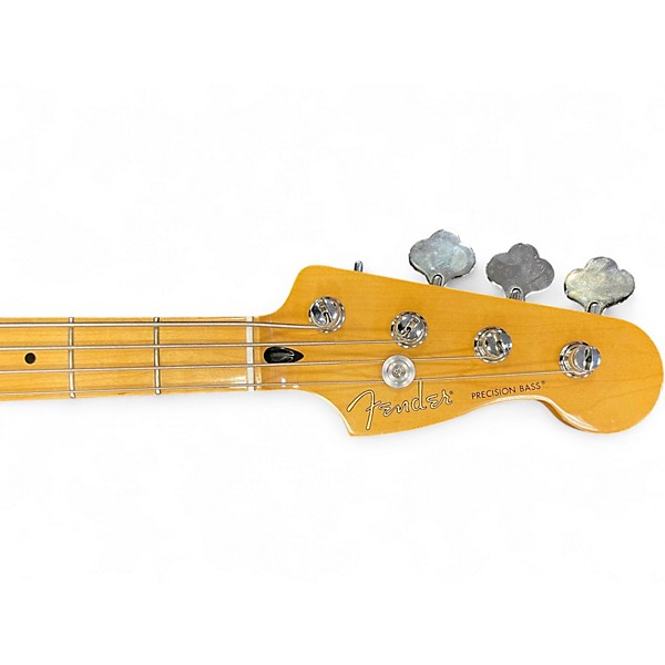 Used Fender Player II Precision Bass Hialeah Yellow Electric Bass Guitar