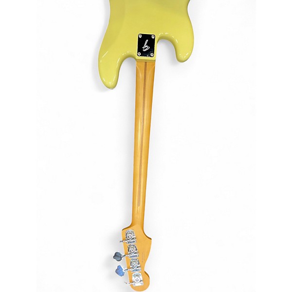 Used Fender Player II Precision Bass Hialeah Yellow Electric Bass Guitar