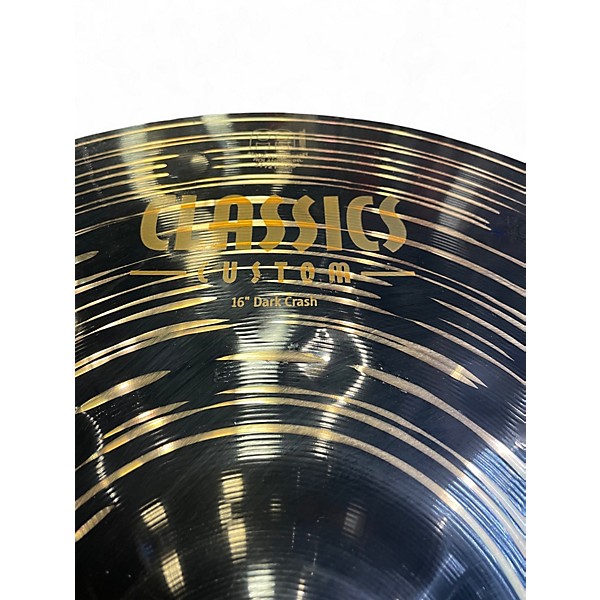 Used MEINL 16in CLASSIC CUSTOM DARK Cymbal