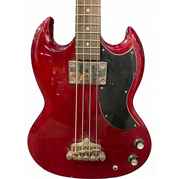 Used Epiphone Les Paul Bass Merlot Electric Bass Guitar