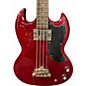 Used Epiphone Les Paul Bass Merlot Electric Bass Guitar