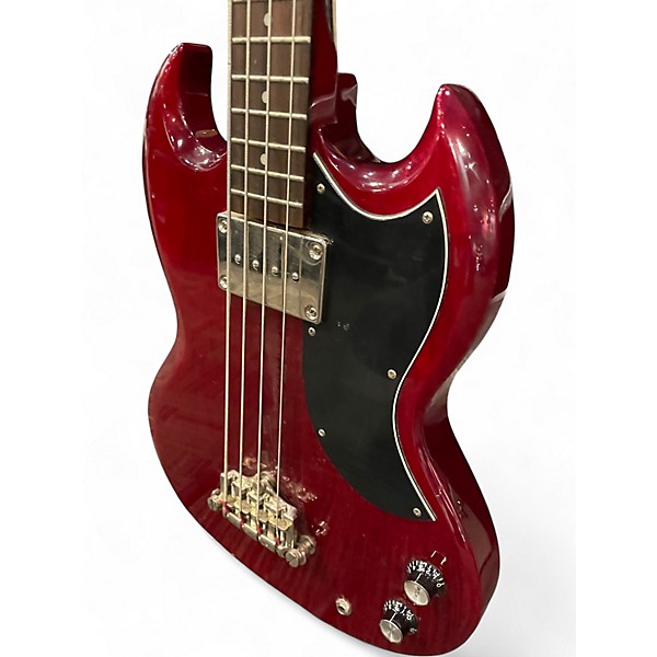 Used Epiphone Les Paul Bass Merlot Electric Bass Guitar