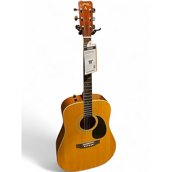 Used Arbor A20E Natural Acoustic Electric Guitar