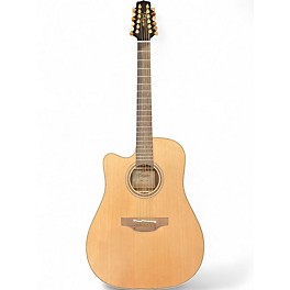 Used Takamine P3DC12 Pro Series 3 Left Handed Antique Natural Acoustic Electric Guitar