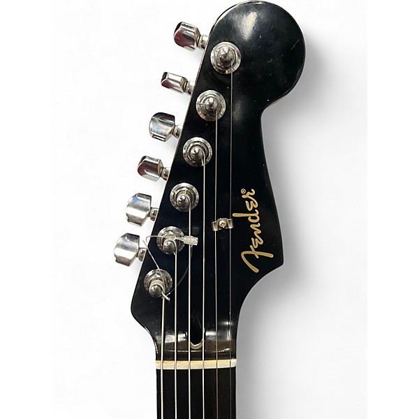 Used Fender HSS Stratocaster Black Solid Body Electric Guitar