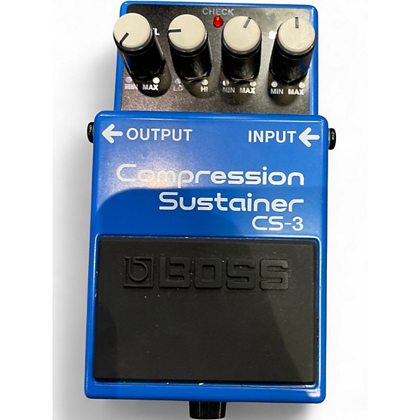Used BOSS CS3 Compressor Sustainer Effect Pedal