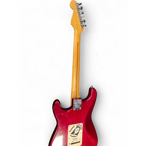 Vintage 1994 Fender AMERICAN STRATOCASTER Chrome Red Solid Body Electric Guitar