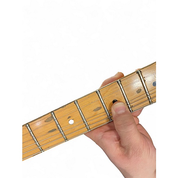 Vintage 1994 Fender AMERICAN STRATOCASTER Chrome Red Solid Body Electric Guitar