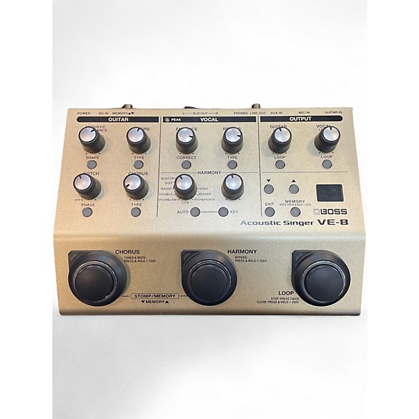 Used BOSS VE8 Acoustic Singer Effect Processor