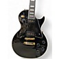 Used Epiphone Les Paul Custom Black and Gold Solid Body Electric Guitar