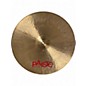 Used Paiste 22in 2002 HEAVY RIDE 22" Cymbal