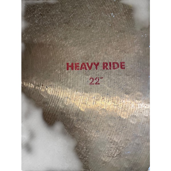 Used Paiste 22in 2002 HEAVY RIDE 22" Cymbal