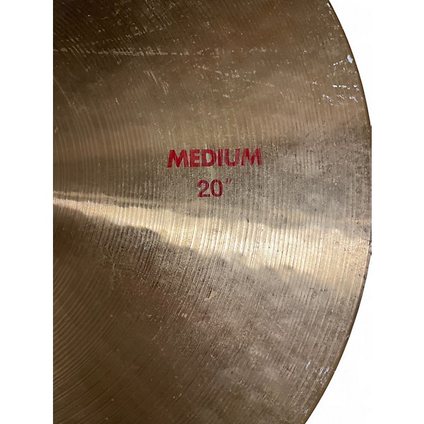 Used Paiste 20in 2002 MEDUIM 20" Cymbal