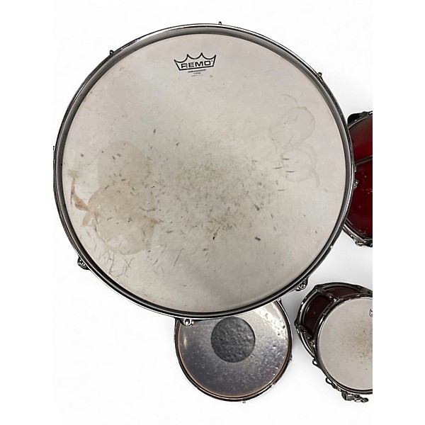 Used Pearl 5 Piece Session Studio Select Kit Cherry Red Drum Kit
