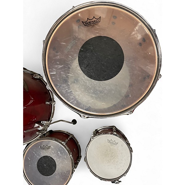 Used Pearl 5 Piece Session Studio Select Kit Cherry Red Drum Kit
