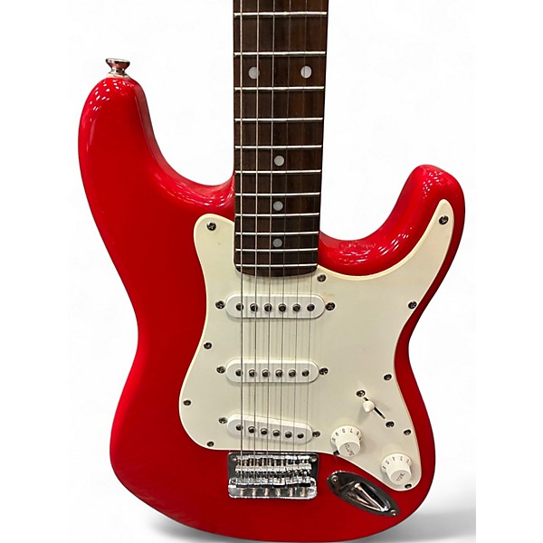 Used Squier Mini Affinity Stratocaster Torino Red Electric Guitar