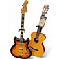 Used Fender Coronado II Sunburst Hollow Body Electric Guitar thumbnail