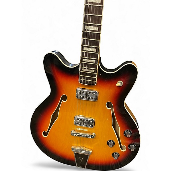 Used Fender Coronado II Sunburst Hollow Body Electric Guitar