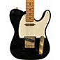 Used Fender TELECASTER Black and White Solid Body Electric Guitar