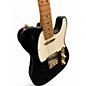 Used Fender TELECASTER Black and White Solid Body Electric Guitar