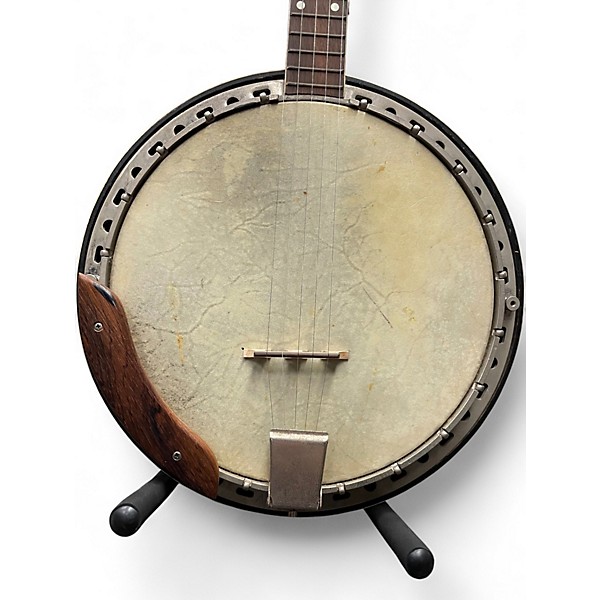 Vintage 1960s Kay 5 String Folk Natural Banjo