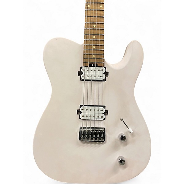 Used Harley Benton Pro Series Fusion-T HH HT Light Pink Solid Body Electric Guitar