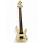 Used Schecter Guitar Research Demon 7 String White Solid Body Electric Guitar thumbnail