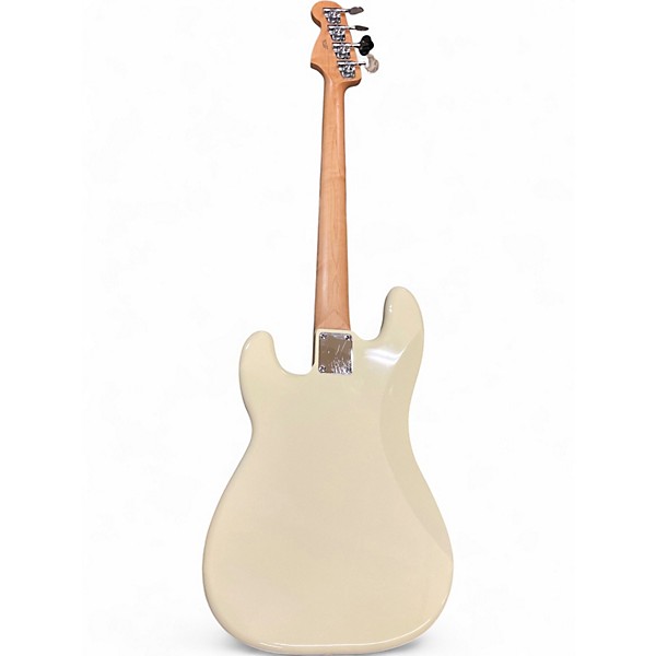 Used Fender Standard Precision Bass Classic White Electric Bass Guitar