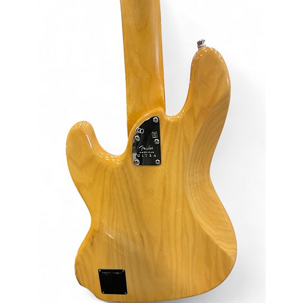 Used Fender American Ultra Jazz Bass V Natural Electric Bass Guitar