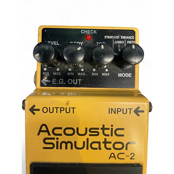 Used BOSS AC2 Acoustic Simulator Effect Pedal