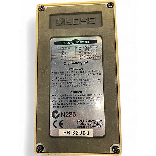 Used BOSS AC2 Acoustic Simulator Effect Pedal