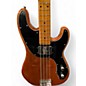 Used Squier Vintage Modified Telecaster Bass Natural Electric Bass Guitar