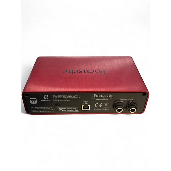 Used Focusrite Scarlett 2i2 Audio Interface