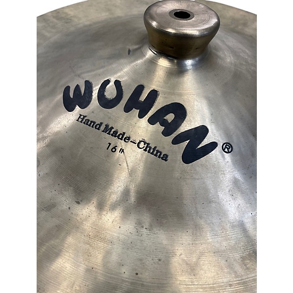 Used Wuhan Cymbals & Gongs 16in Hand Made China Cymbal