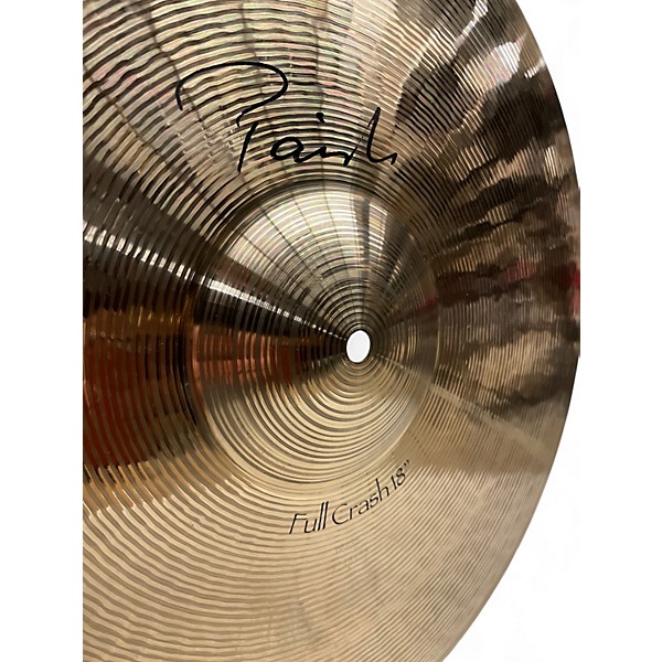 Used Paiste 18in Signature Full Crash Cymbal