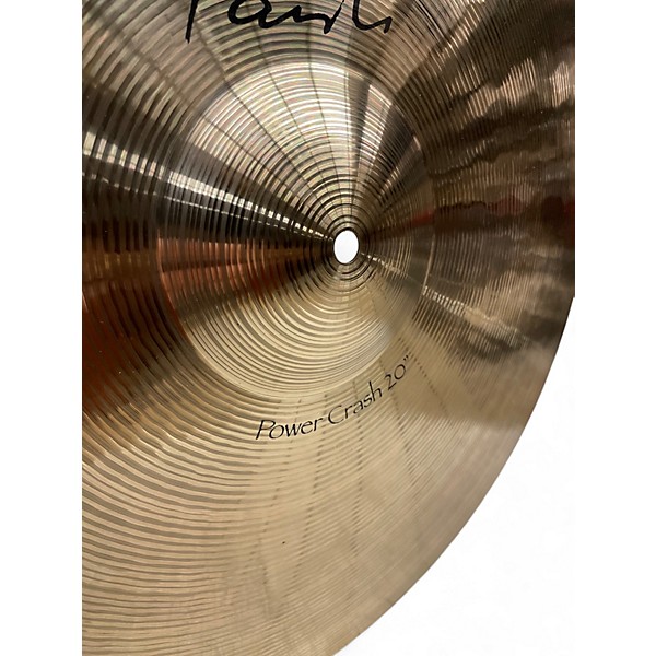 Used Paiste 20in Power Crash Cymbal