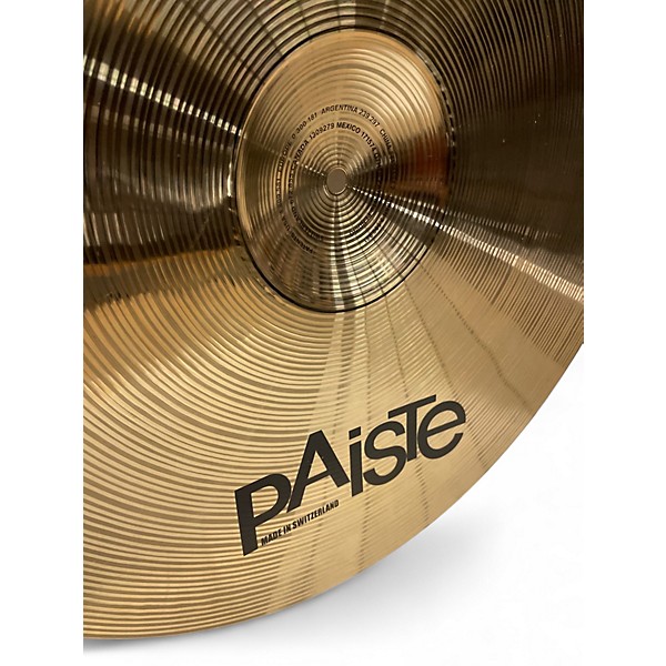 Used Paiste 20in Power Crash Cymbal